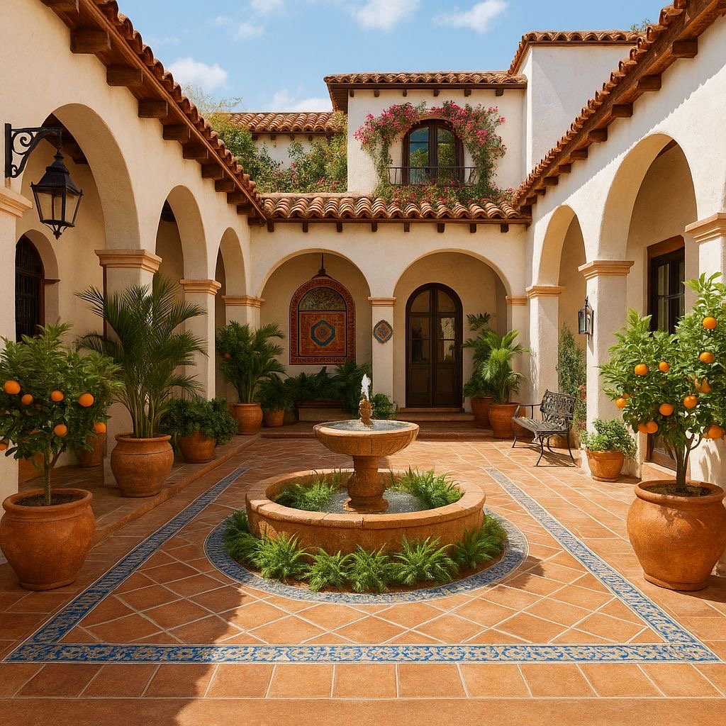 Patio interior colonial